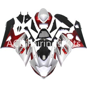 3 free gifts New Suzuki GSXR1000 GSXR 1000 K5 2005 2006 05 06 ABS Motorcycle Fairing Kit White Red v40