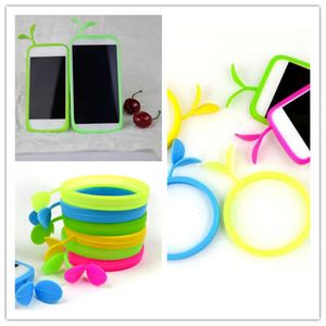 Colorful silicone phone shell mobile case bumper universal rubber Mobile Phone Cover cell phone cases free ship zpg226A