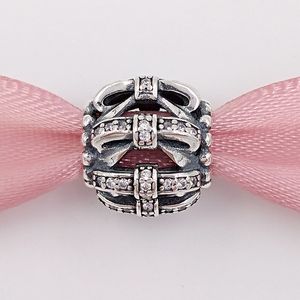 Andy Jewel 925 Sterling Gümüş Boncuklar Parlayan Duygular Clear CZ Charms Avrupa Pandora Tarzı Takı Bilezikler Kolye 791779CZ