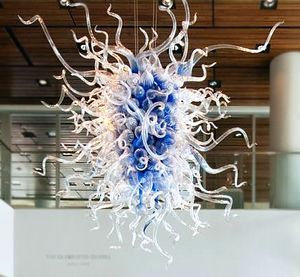 ハンギング階段の装飾ランプエレガントなアートロビーシャンデリアLED EU CL Blown Glass Chandelier Lighting