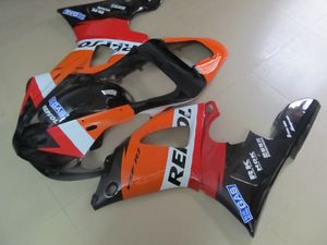 7GIFTS FAIRING KIT FÖR YAMAHA YZF R1 2000 2001 Röda Orange Svart Fairings Set YZFR1 00 01 ER58