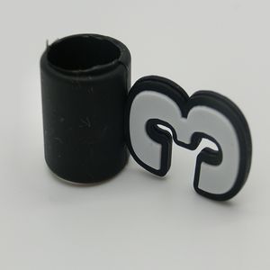 Baseball Charms New Silicone Digital Number Pendant 0-9 لقلادة البيسبول اللينة للكرة اللينة