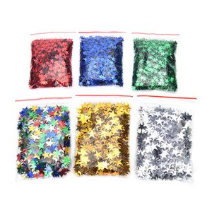 Star Confetti Golden Star Table Confetti Metallic Foil Stars Sequin for DIY Kits and Party Wedding Decorations, 15 Grams