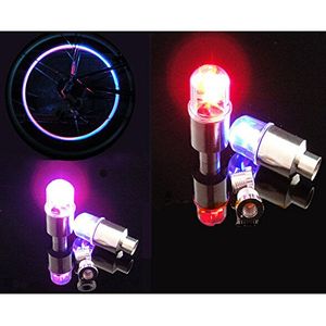 ライトバイクフラッシング照明LEDバルブキャップ自転車オートバイDRLカーLEDホイールライト懐中電灯タイヤランプ