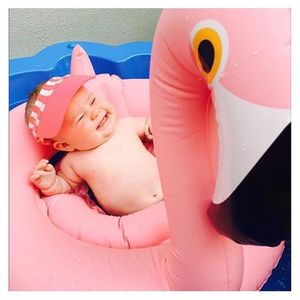 Galleggiante da nuoto Anello da nuoto gonfiabile Bambini per 0-4 anni Galleggianti da piscina di Flamingo Swan 10 pezzi Galleggianti gonfiabili da DHL