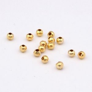 10000 stück DIY Schmuck Zubehör Metall Eisen Spacer Runde Perlen DIY Schmuck Zubehör für Schmuck Machen 6 Farbe Wählen