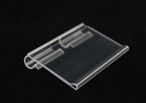 50pcs Supermarket Clear Pvc Price Tag Sign Label Display Holder Price Advertising Promotion Name Card For Store Shelf