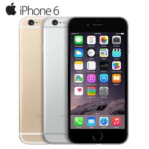 A Apple iPhone original 6 Sem impressão digital Dual Core IOS Mobile Phone 4.7' IPS 1GB RAM 16/64 / 128GB ROM 4G LTE Desbloqueado remodelado telefone