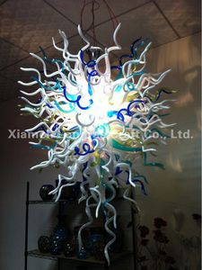 Hochwertige LED-Pendellampen, mundgeblasener Glas-Kronleuchter zum Verkauf, moderne Kunst, Herzstück, Kunst, dekorative Glas-Pendelleuchte