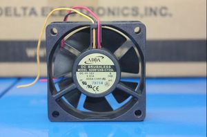Original genuine ADDA AD0612XB-C72GL 12V 0.31A 60*60*20 3 wire double ball cooling fan