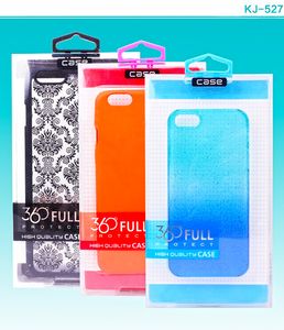 600 adet Moda PVC Plastik Perakende Ambalaj Kutuları Paketi Için iPhone5S / 6 S / 6 S artı / 7/7 artı Cep Telefonu Kılıfı ücretsiz gemi