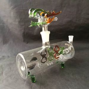 The new horizontal pipe faucet Wholesale Glass bongs Oil Burner Glass Pipes Water Pipes Oil Rigs Smoking Free Shiphjjh ping