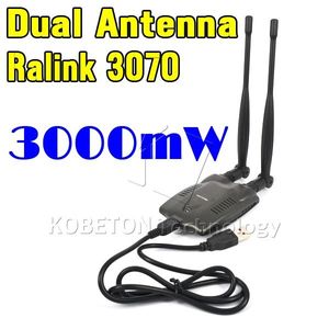 2016 Wireless Beini Free Internet Long Range 3000mW Dual Wifi Antenna Blueway USB Wifi Adapter Decoder Ralink 3070 BT-N9100 on Sale