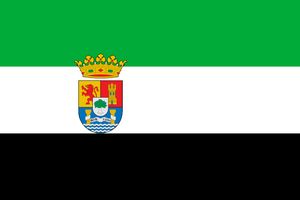Espanha Espanhol Extremadura Bandeira 3 pés x 5 pés de poliéster bandeira do vôo 150 * 90 centímetros bandeira personalizada ao ar livre