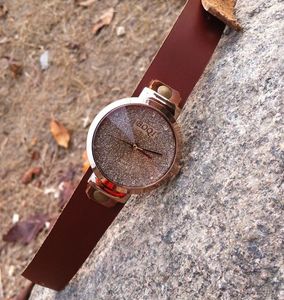 Wholesale womens leather watches for sale - Group buy BOQI Leather Watch Women s Casual Leather Belt Watch Stars Lovers Men and Women
