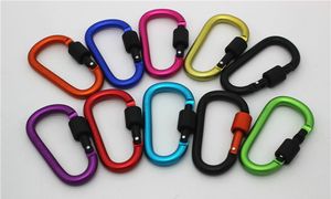 Outdoor Gadgets Carabiner Snap Hook Hanger Keychain Mountaineering Hiking Camping Colorful Aluminum Climbing Carabiner