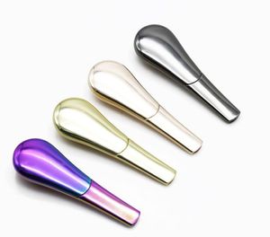 Removable magnetized stainless steel metal spoon pipe