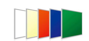 Darmowa wysyłka 620x620mm RGB Color LED panel Light z RF Remote Contorl Alloy aluminium + Materiał PMMA CE RoHS FCC Saa zatwierdzony