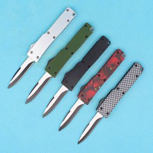 Mini AUTO tactical knife C Steel Blade Small EDC keychain Pocket knives Camping Hiking Survival Gear