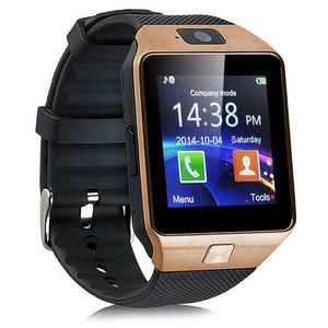 Original DZ09 Smart Watch Bluetooth Wearable Device DZ09 SmartWatch för iPhone Android Phone Watch med kamera Klocka SIM / TF Slot än U8