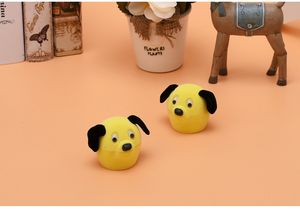 Wholesale gift plastic boxes for sale - Group buy Simple Seven Lovely Yellow Dog Ring Box Plastic Flocking Necklace Jewelry Box Earring Ear Stud Case Gift Container