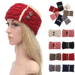 New Mody Womens Crochet Bandeira da cabeça malha Flor Hair Band Ear Warning Headwrap #R48