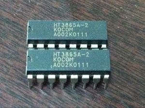 HT3865A-2, HT3865A, микросхема звукового генератора, двухканальная пластиковая упаковка с 16-контактным вырезом / PDIP16. Электронные компоненты интегрируют чипы