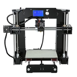 Freeshipping أحدث عالية الدقة 220 * 220 * 250 ملليمتر كامل الاكريليك reprap prusa i3 DIY3D طابعة كيت خيوط 16 جيجابايت بطاقة sd lcd