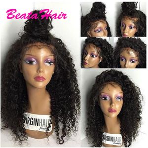 7A Grade Lace Front Wigs Brazilian Virgin Hair 100% Unprocessed Full