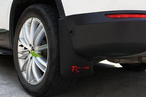 Alta qualidade 4 pcs pára-lamas do carro, fenderboard, pára-choques com logotipo da cor para Volkswagen Tiguan 2010-2016