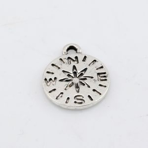 150st Legering Compass Camping vandring utomhus äventyr resor charms hänge diy smycken 13.5x16mm