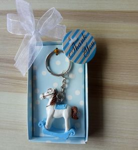 Wholesale shower gifts for guests resale online - Baby Shower Keychain favors Trojan Baptism Girl boy keyrings gifts Party Supplies Favors Gifts For Guest