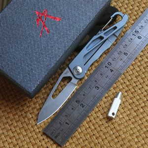 Wholesale andy knife for sale - Group buy YJ ANDY original outdoor gear Folding knife Titanium handle S35VN blade steel Tactical hunt camping survival Knives EDC tools