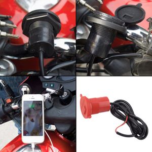 USB Motorcycle Mobile Phone Power Supply Charger Waterproof Port Socket 12V hot sell