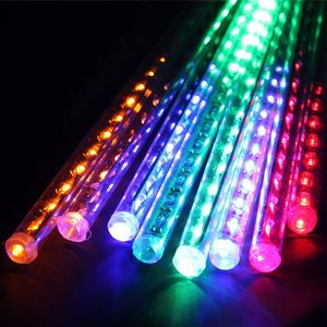 20cm 30cm 50cm Vattentät Meteor Dusch Rain Tubes LED String Light for Party Wedding Decoration Christmas Holiday Lights
