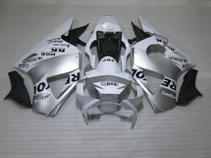 Hot Sale Plastmakare för Honda CBR900RR 02 03 Vit Silver Fairings Set CBR 954RR 2002 2003 OT15