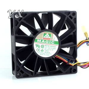 New MGT8012UB-W25 8025 12V 0.66A fan dual ball wind chassis power for Yong Li 80*80*25mm