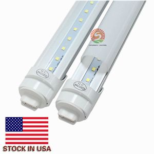 r17d led tubes t8 led tubes 8 foot Tube Light 8ft 2.4m LED Glow Light For cooler door 4800LM LIGHTS AC100-305V UL