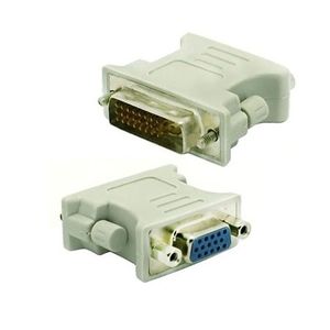 DVI 24+1 Male To VGA Female Adapter Adaptor DVI-D DVI-I DVI-A Free Shipping 500Pcs/Lot