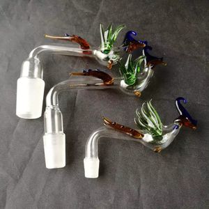 Phoenix-Topf 14 mm, Glasbongs-Zubehör, einzigartiger Ölbrenner, Glaspfeifen, Wasserpfeifen, Glaspfeifen, Bohrinseln, Rauchen mit Tropfer