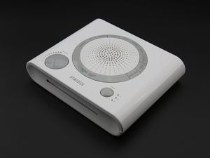 Wit Homedics SoundSpa Model SS-1500-2 (10 geluiden) Sound SPA Relaxation Machine 10 Natuur Slaap Baby
