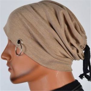 Hot-selling 6 cores unisex headband do chapéu chapéus de hip hop venda Beanie Cap com chapéu de ferro rock busker rap chapéu ouc2119