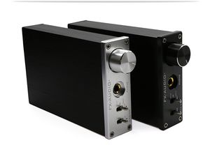Freeshipping新しいFX-Audio DAC-X6熱HIFIアンプUSB DAC同軸ファイバーオーディオデジタルデコーダー12V 24ビット/ 192アンプブラック/スライバ