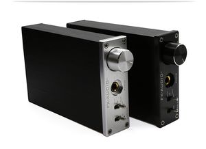 Freeshipping新しいFX-Audio DAC-X6熱HIFIアンプUSB DAC同軸ファイバーオーディオデジタルデコーダー12V 24ビット/ 192アンプブラック/スライバ