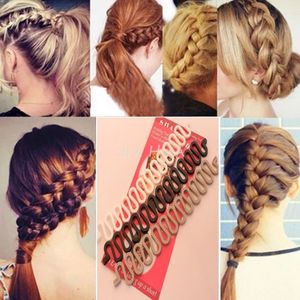 Nya kvinnor modtillbehör Hårstyling Clip Stick Bun Maker Braid Tool Hair #R491