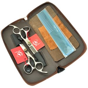 6.0inch Meisha JP440C Barber Salon Professionell Hår Saxar Set Frisör Skärning Skärning Tunning Sax För Hem Använd, Ha0298