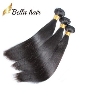 Grau de Qualidade da Rainha Do Cabelo 8A 100% Trama Do Cabelo Indiano 3 pçs / lote Cor Natural Sedoso Extensões de Cabelo Em Linha Reta Frete Grátis