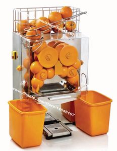 Gratis frakt Commercial Manual Feed Automatic Fresh Fruit Lemon Orange Juicer Squeezer Extractor Dispenser Vending Orange Juice Machine