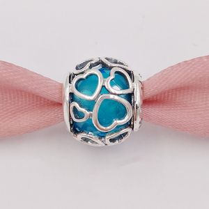 Andy Jewel 925 silverpärlor opalescent innesluten i kärlek charm passar europeisk pandora stil smycken armband halsband för smycken tillverkning 792036 nu