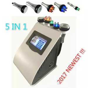 5 em 1 Cavitação ultrassônica Radiofrequência Vacuum RF Lipo laser Slimming Machine Weight Reduce
